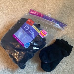 NEW Black Ankle Socks